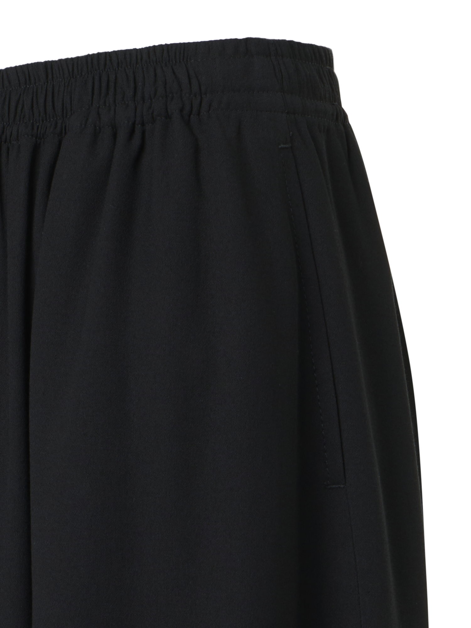 Designer Fresia Wide Leg Viscose Pants with Elastic Cuffs - beige