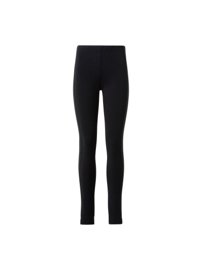 Designer Skinny Wool Cotton Blend Scuba Leggings - black - neutral