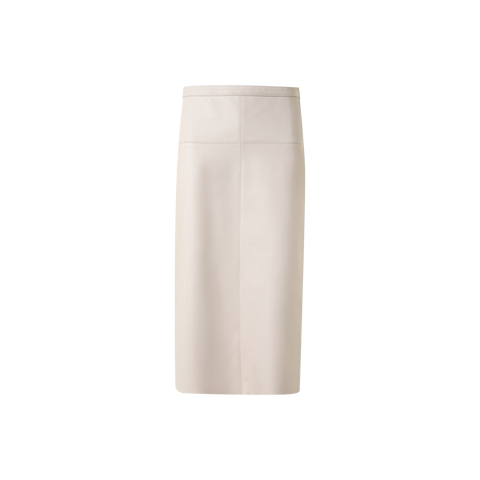 Lamb Nappa Leather Pencil Skirt