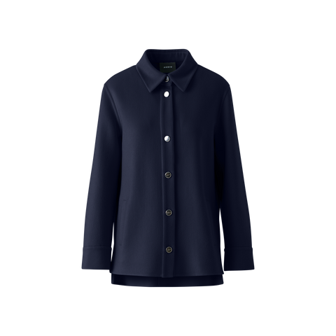 Hemdjacke aus Kaschmir Doubleface