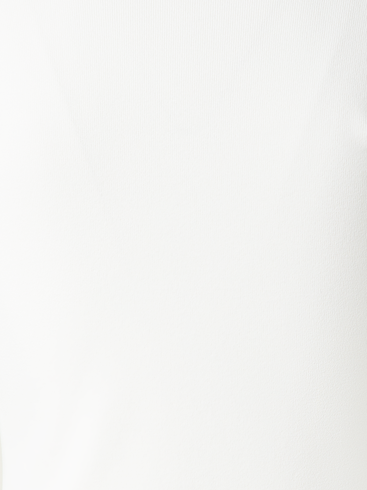 Designer Cropped Long Sleeves Knit Top in Viscose - neutral - white