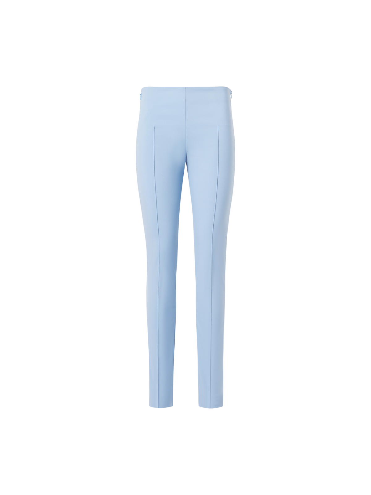 Designer Cotton Techno Stretch Slim Leg Pants - blue