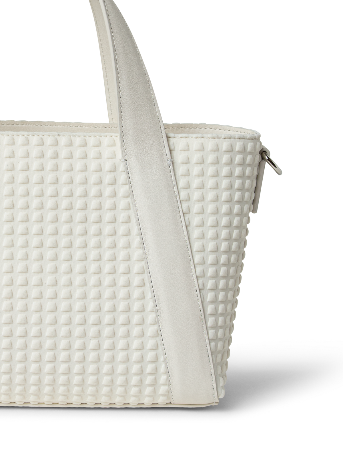Designer Alexa Little Zip Top Handle Tote - neutral - white