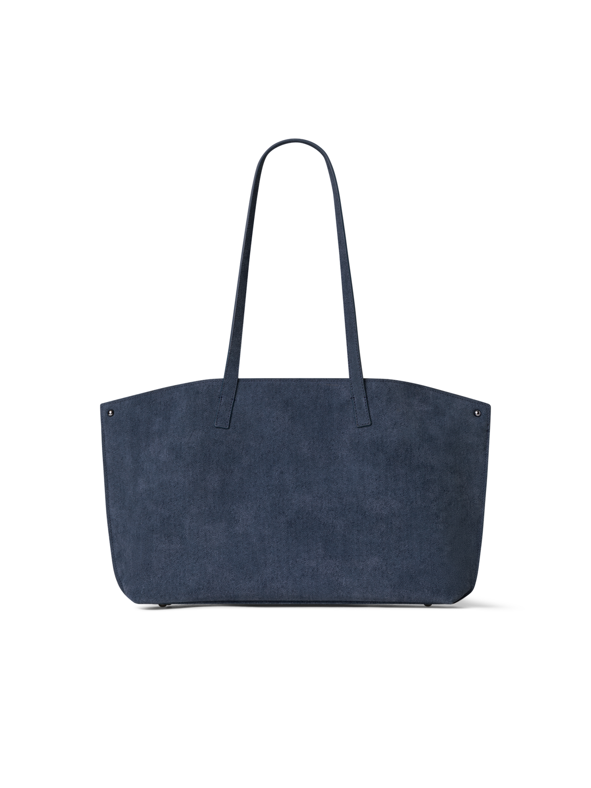 Designer Ai Small Shoulder Tote - navy - blue