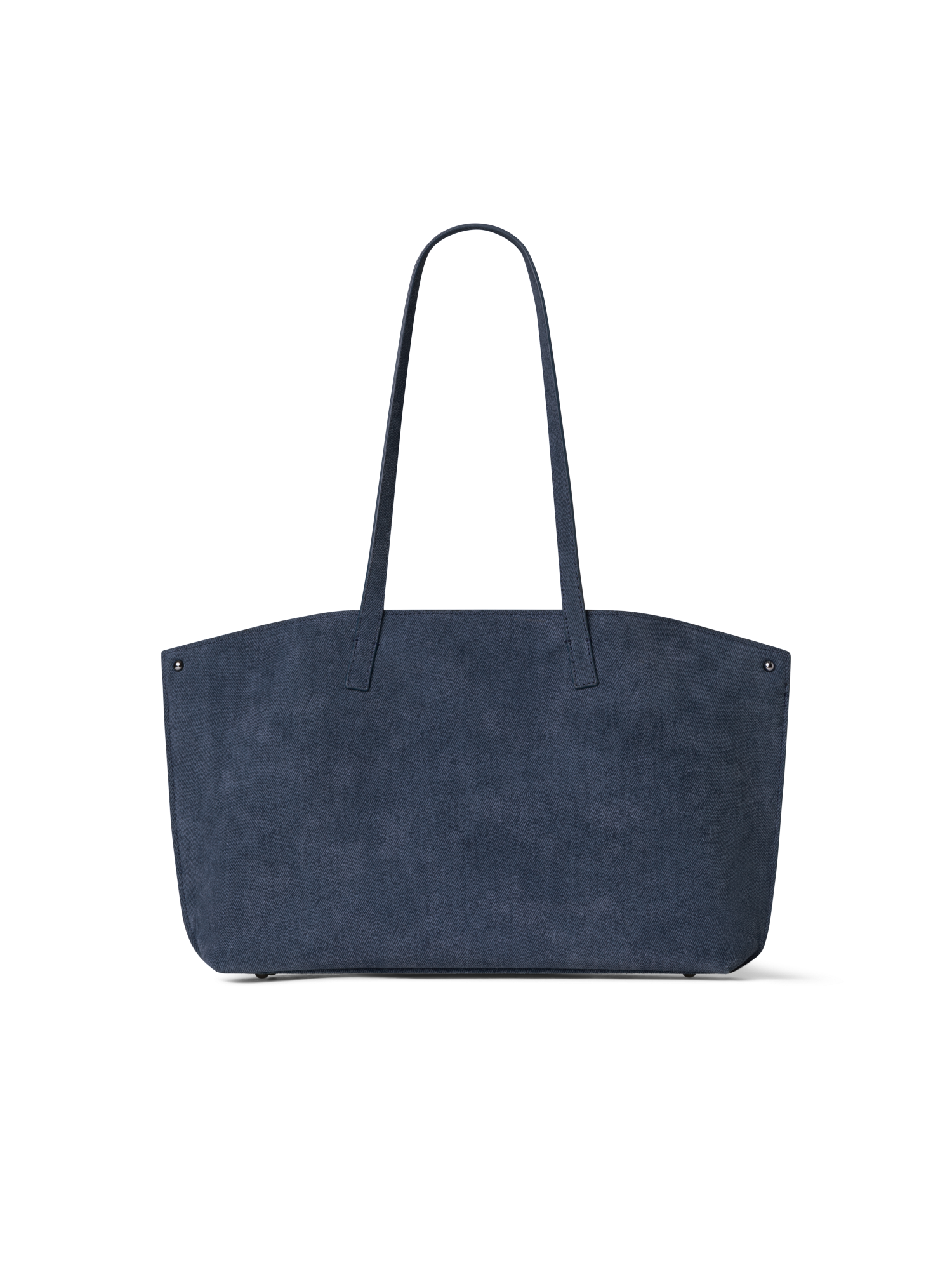 Designer Ai Small Shoulder Tote - navy - blue
