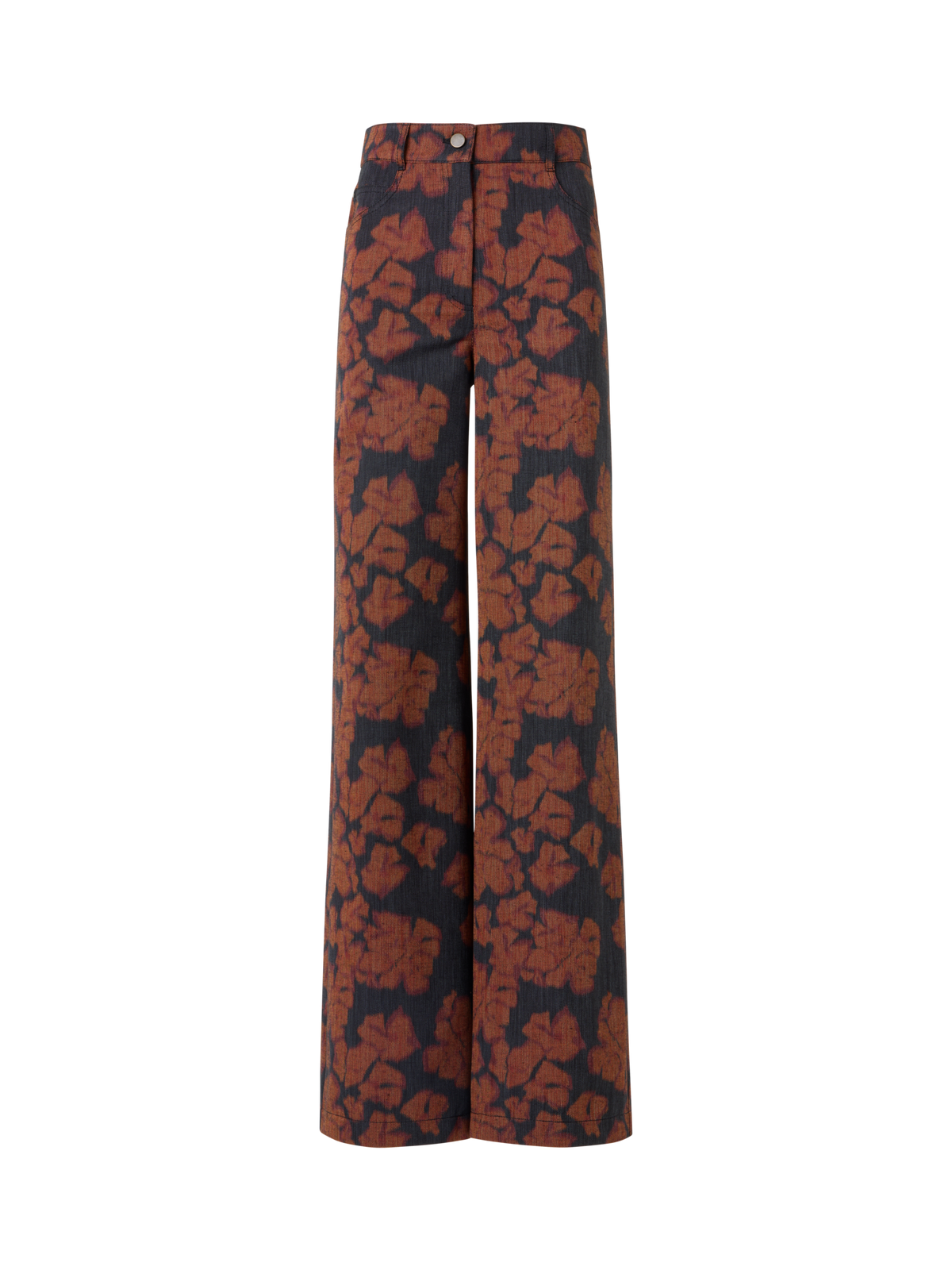 Designer Cooper Wide-Leg Pants in Cotton-Canvas - multicolor