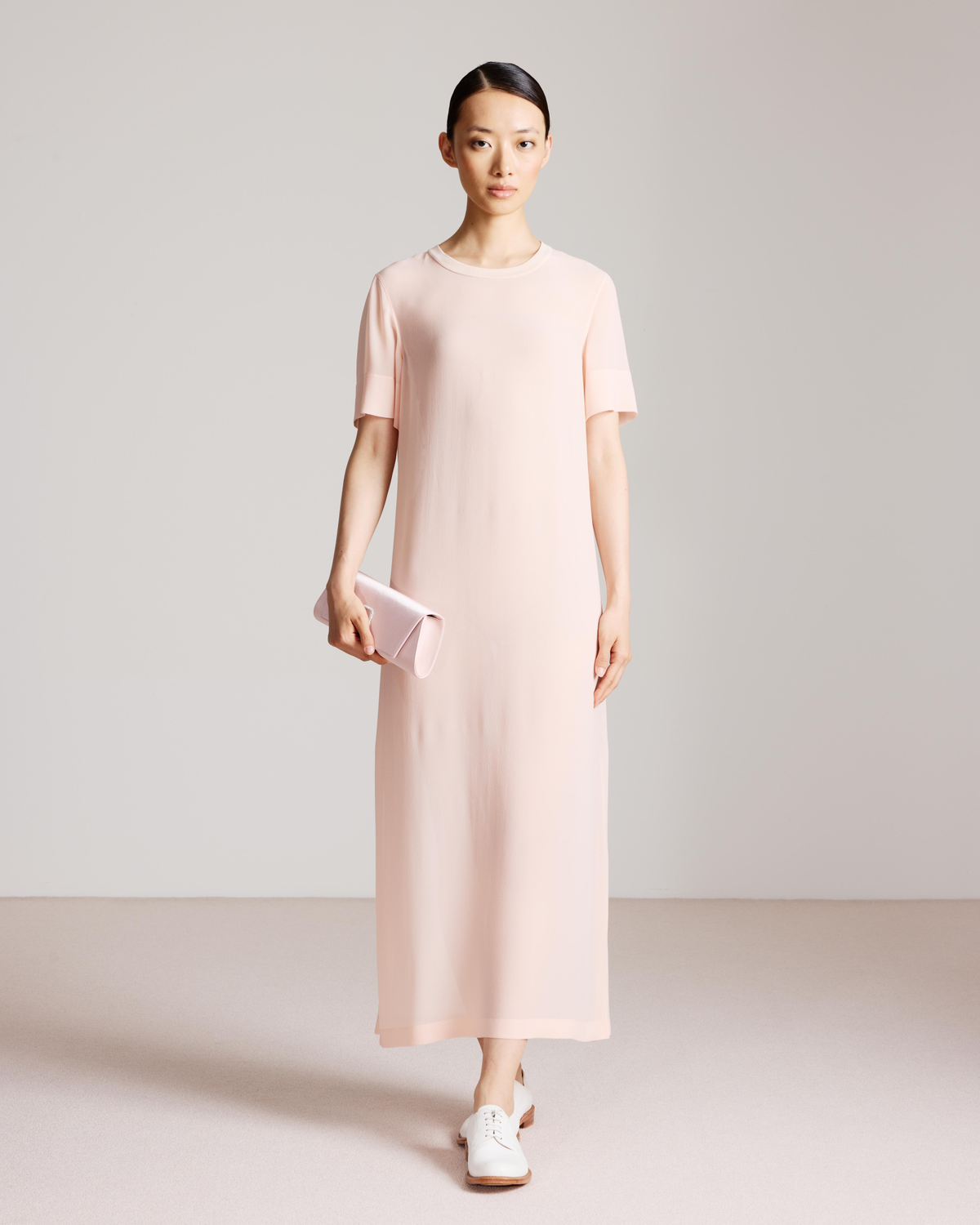 Long Silk T-Shirt Dress Akris EU Long Silk T-Shirt Dress Akris EU