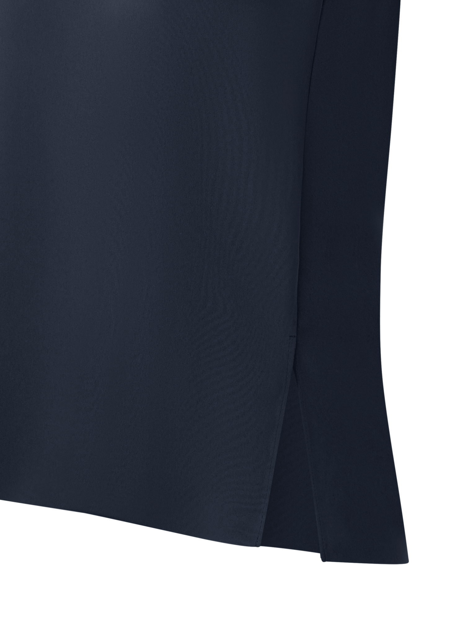 Designer Sleeveless Laser Cut Blouse - navy - blue