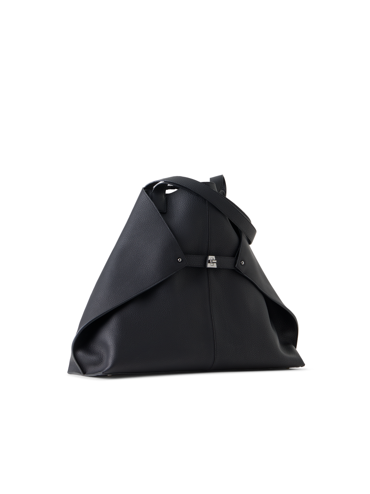 Designer Ai XL Shoulder Tote - black