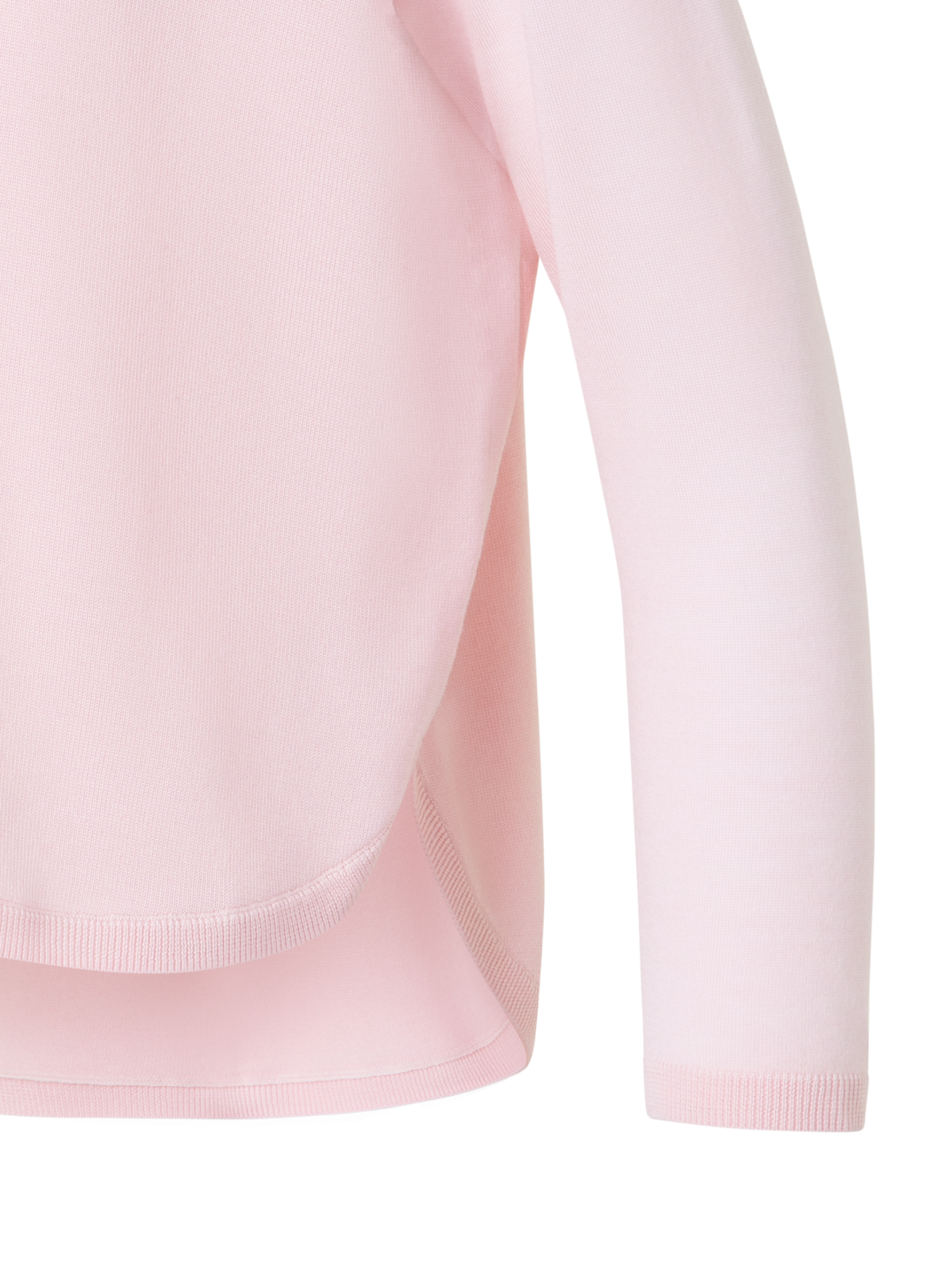 Designer Merino Wool Signature Knit Sweater - pink