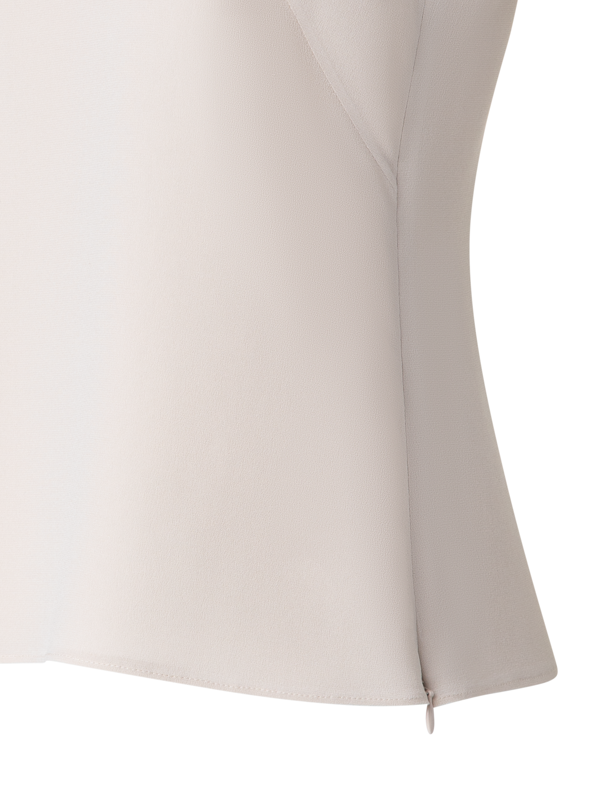 Designer Tank Top in Silk Georgette - neutral - pastel - beige