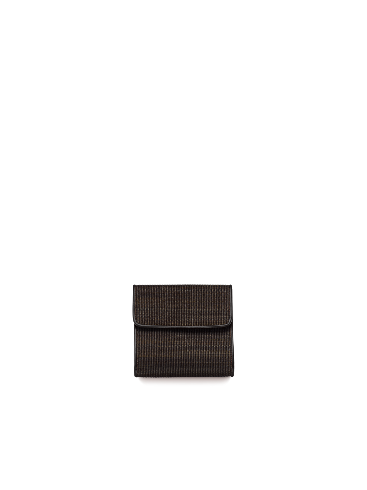 Designer Small Flap Over Wallet in Horsehair, 10.3 x 9.5 x2.3 cm