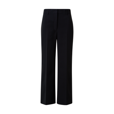 Cropped Wide Cotton Pants