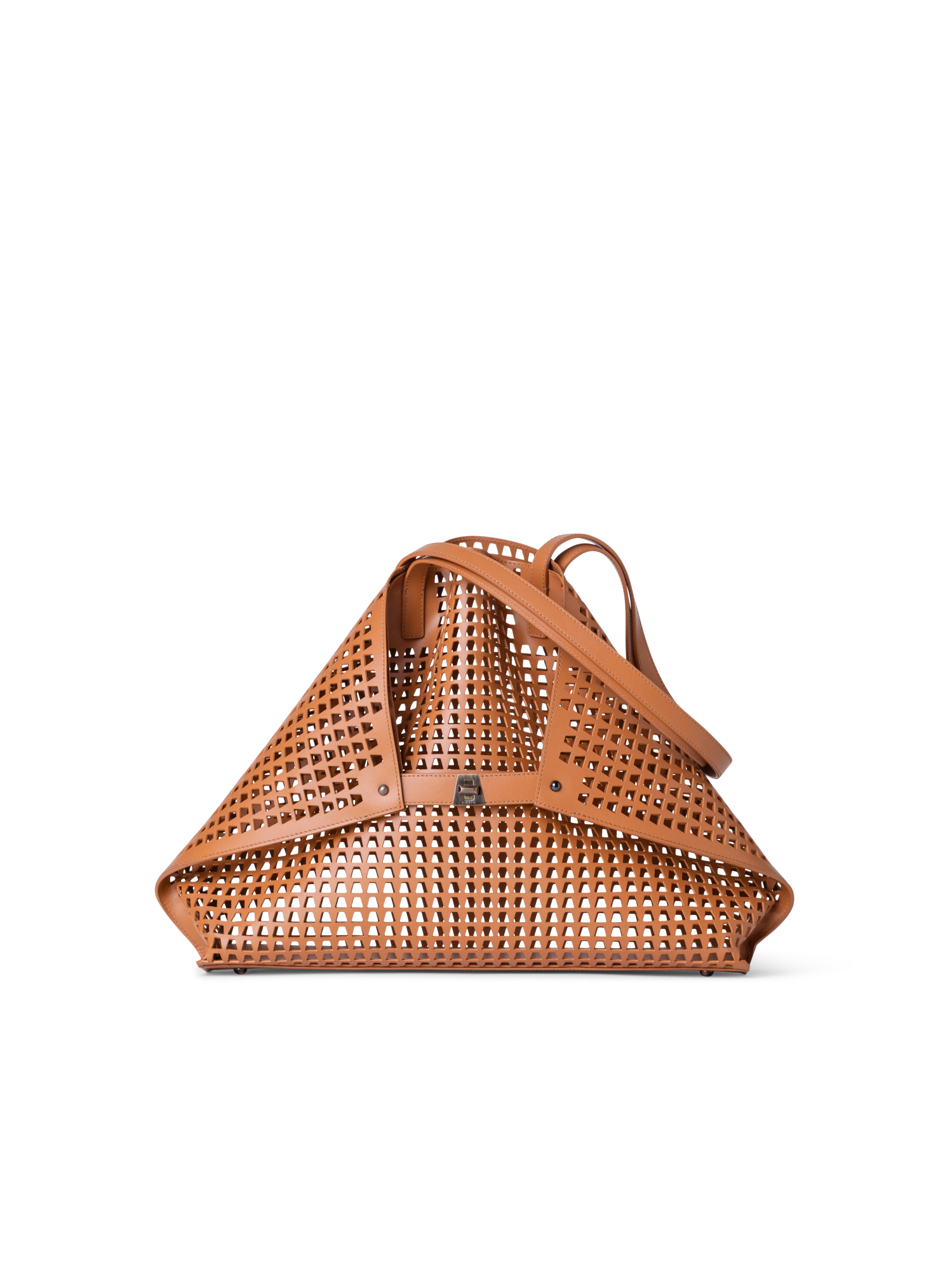 Designer Ai Medium Shoulder Tote - neutral - brown