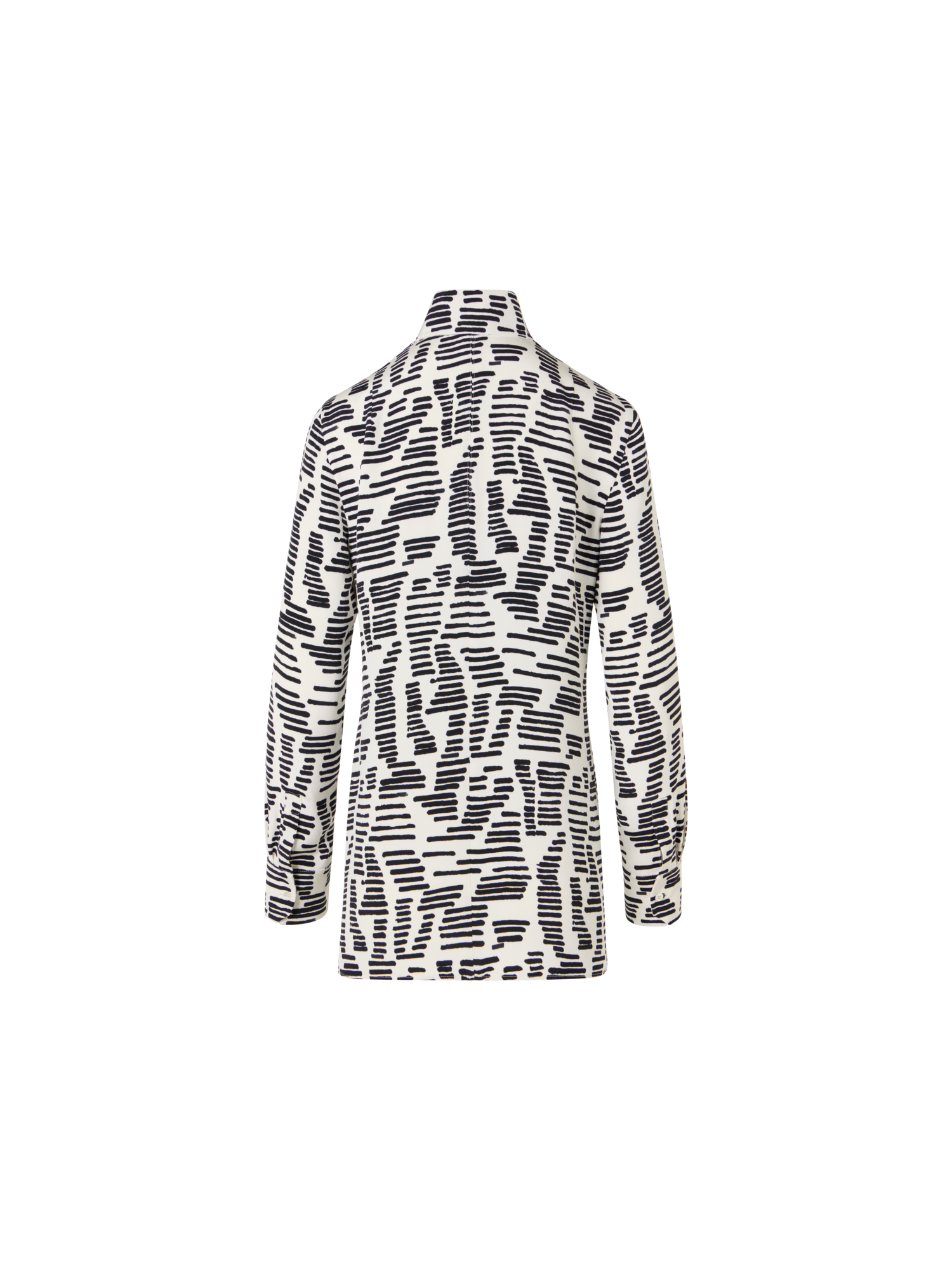 Designer Long-Sleeve Dance Movement Tunic Blouse - multicolor