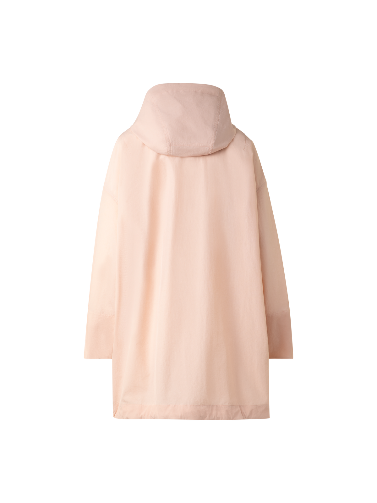 Designer Light Oversized Parka with Hood - pastel - pink