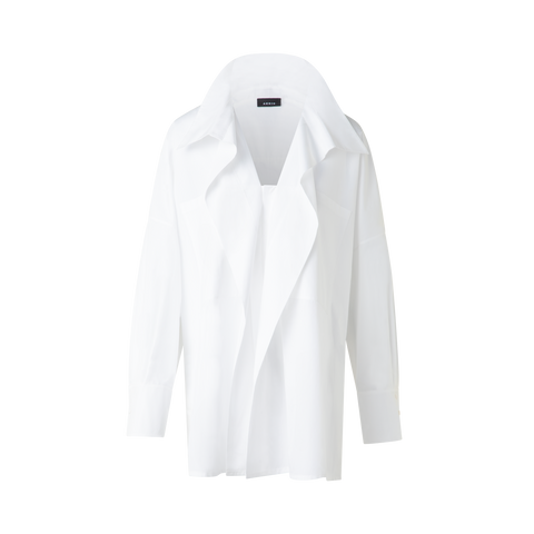 Oversized Tunic Blouse in Cotton