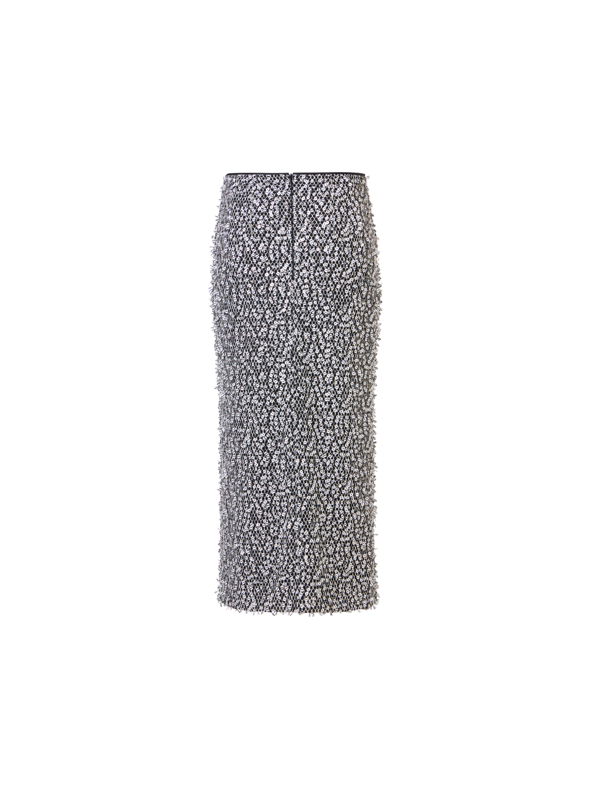 Designer Sequin Midi Tube Skirt - multicolor