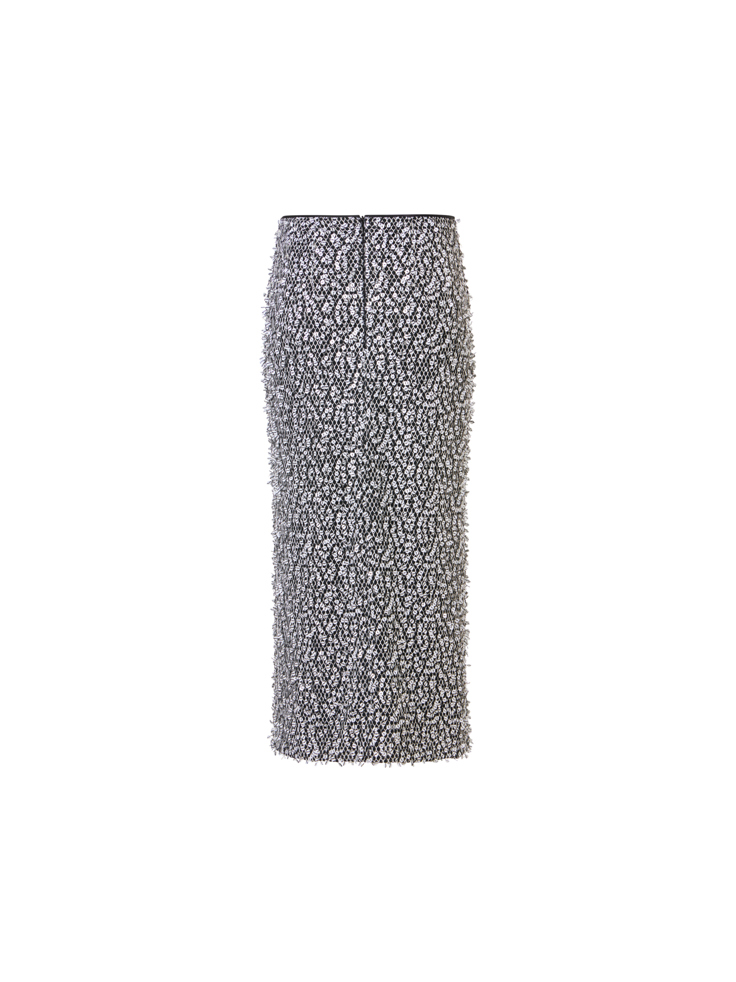 Designer Sequin Midi Tube Skirt - multicolor