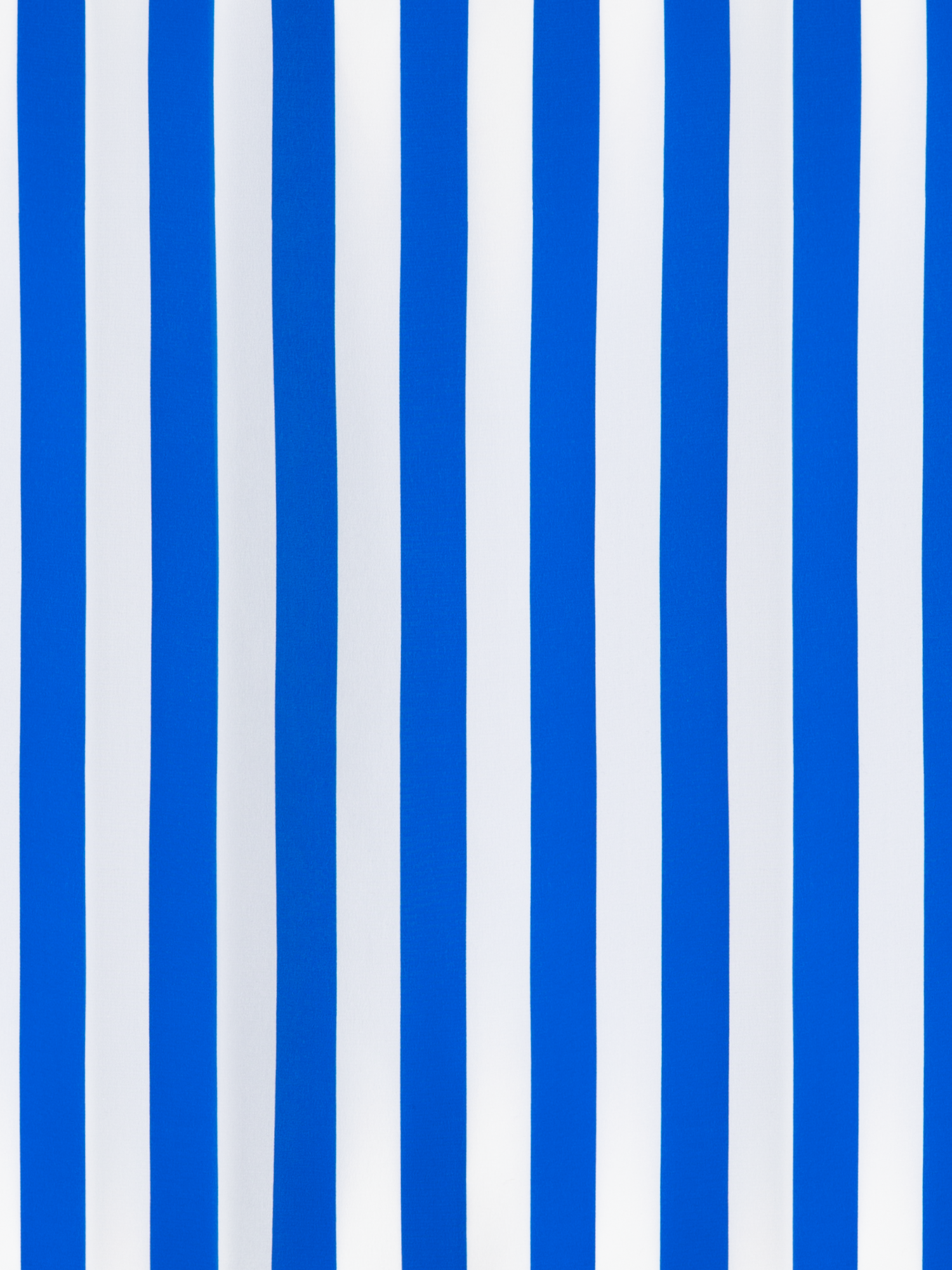 Designer Silk Blouse with Deck Chair Stripe Print - blue - multicolor - white