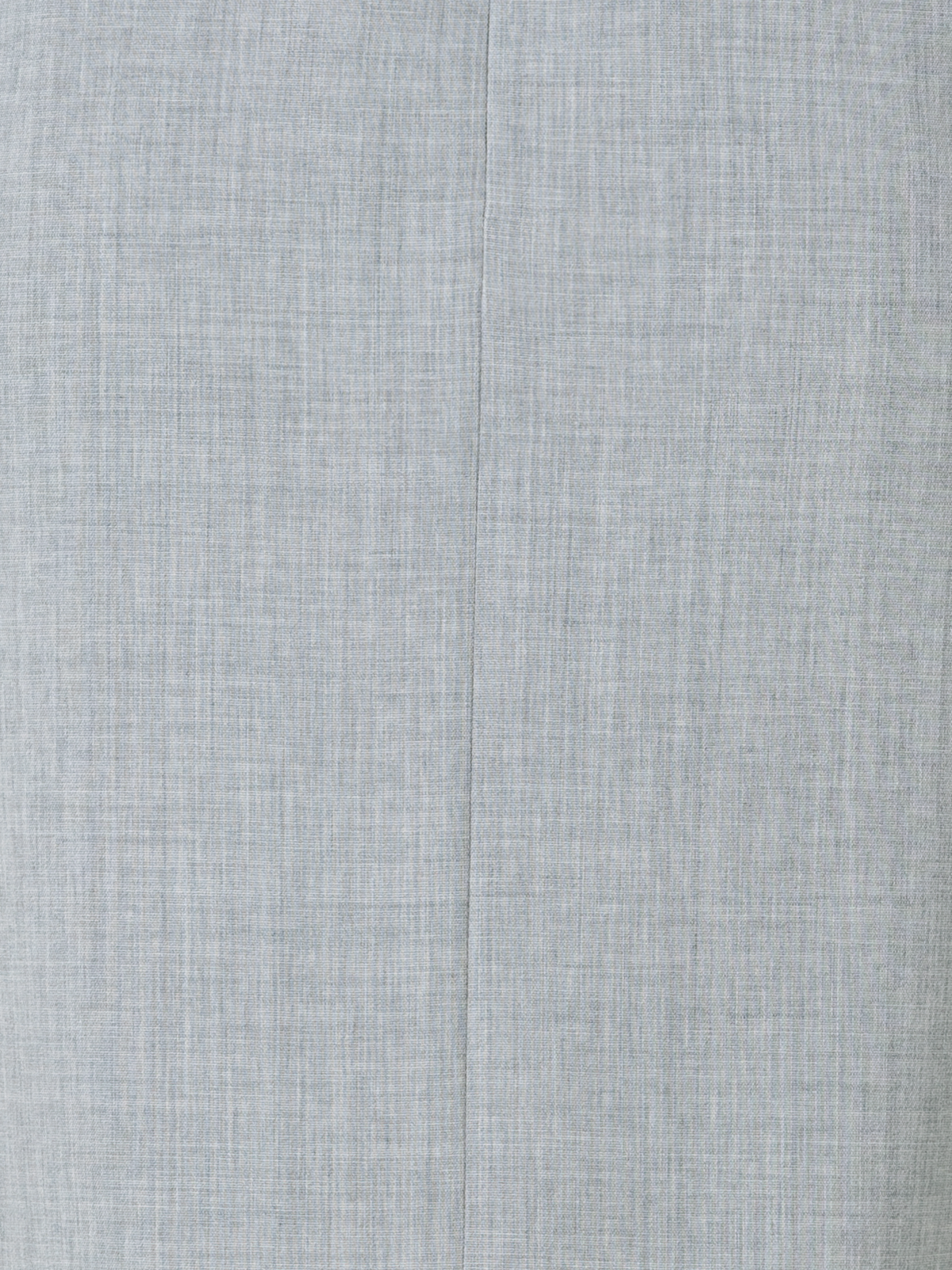 Designer Wool Double-Face Pencil Skirt with Zip Pockets - grey