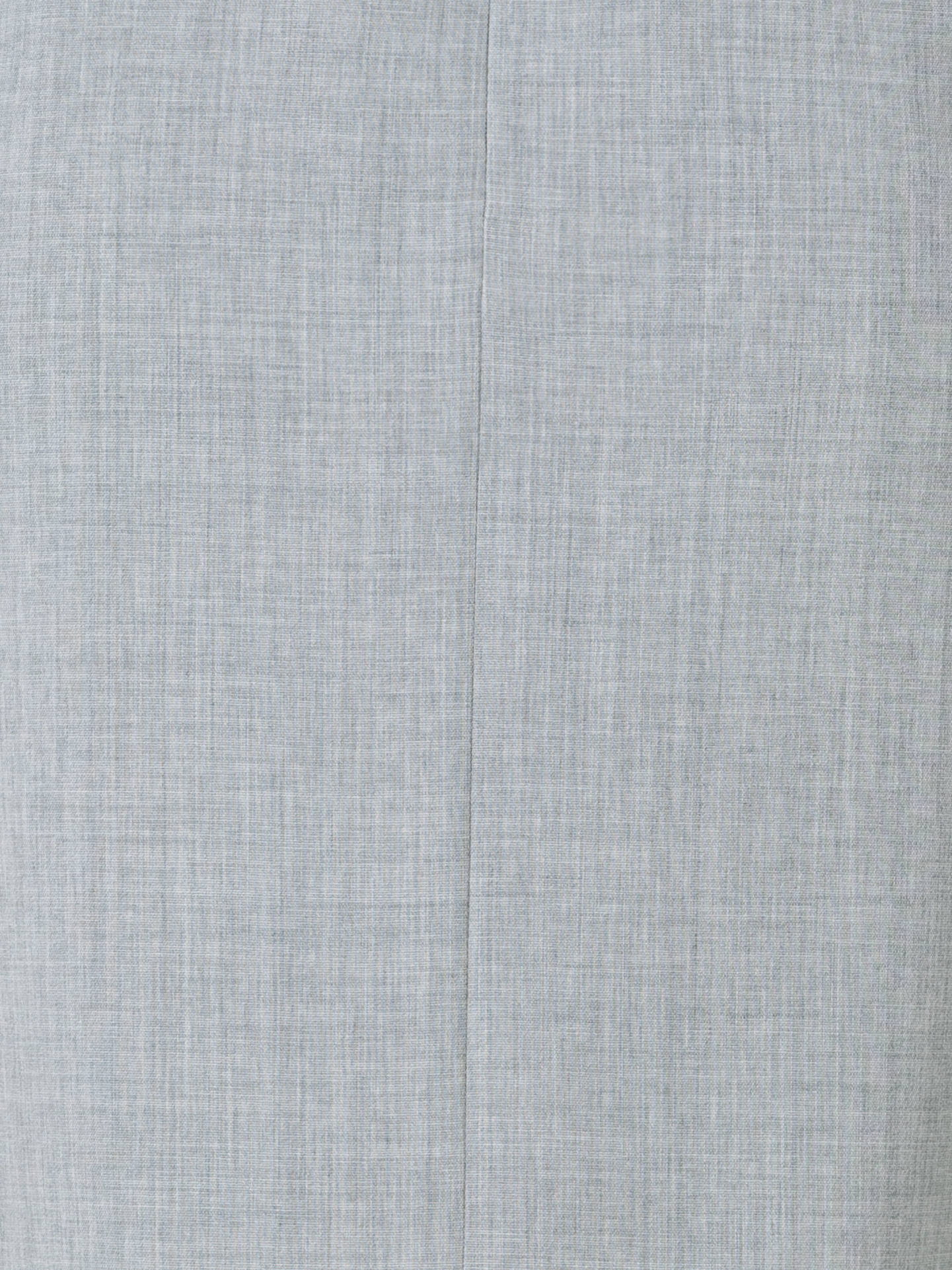 Designer Wool Double-Face Pencil Skirt with Zip Pockets - grey