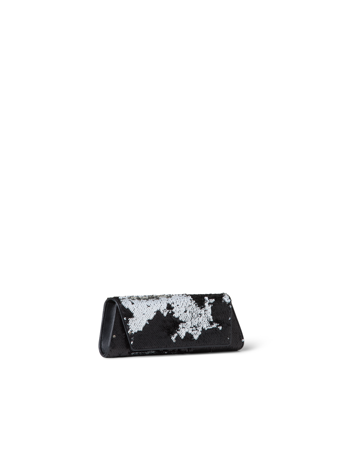 Designer Anouk Small Trapezoid Clutch - black