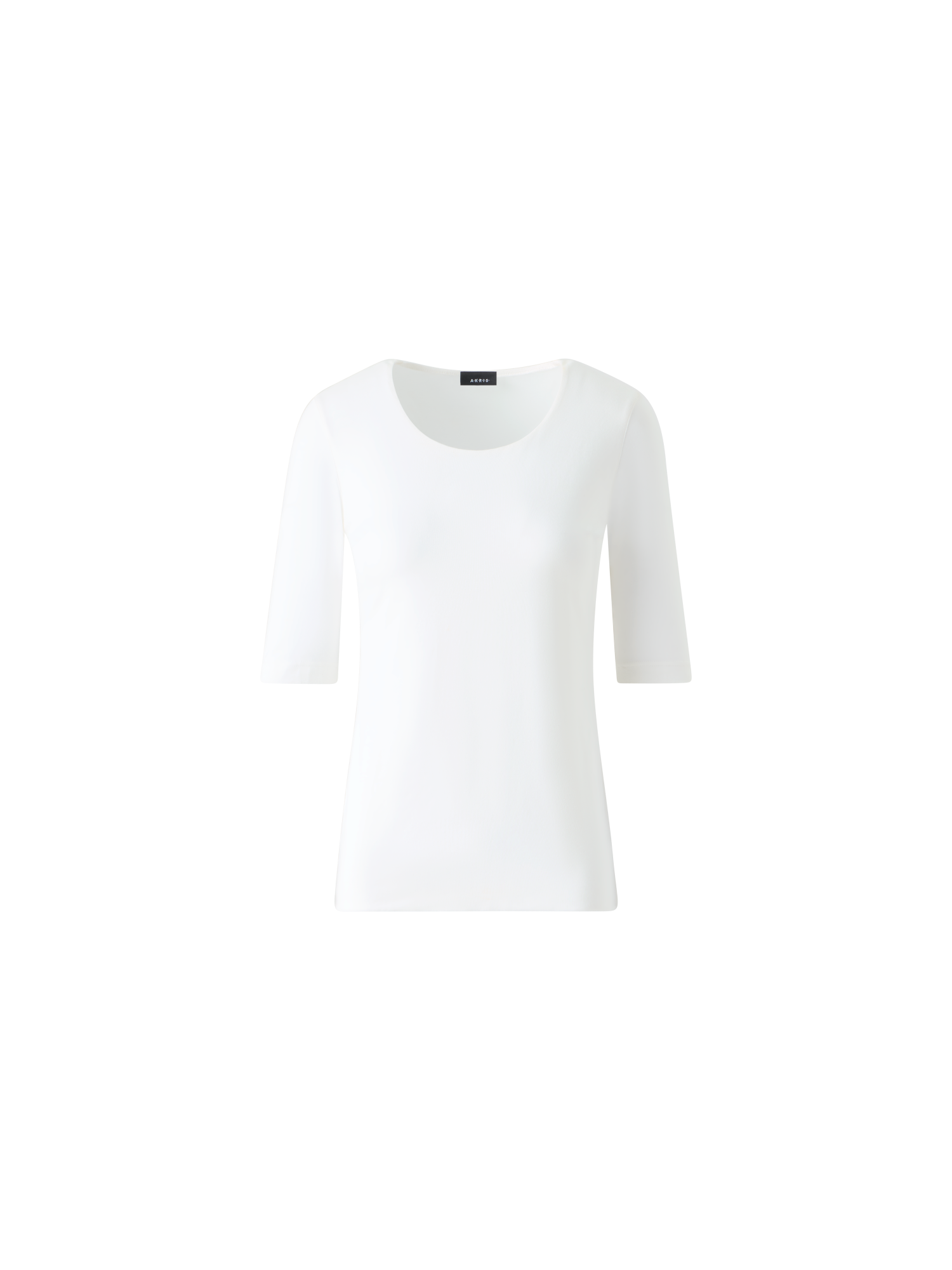 Designer T-Shirt from Cotton Jersey Stretch - white