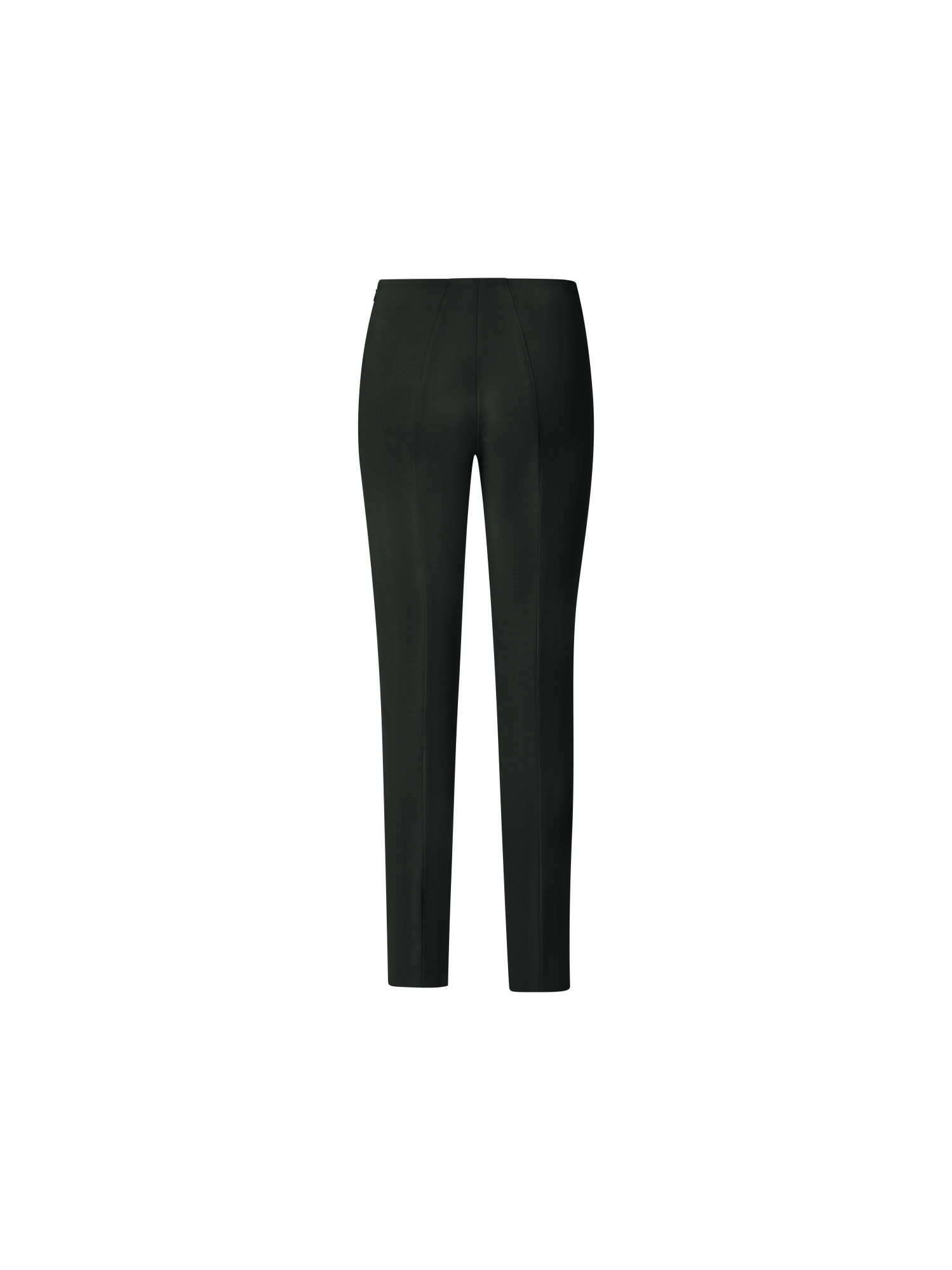 Designer Slim Cotton Techno Stretch Pants - black