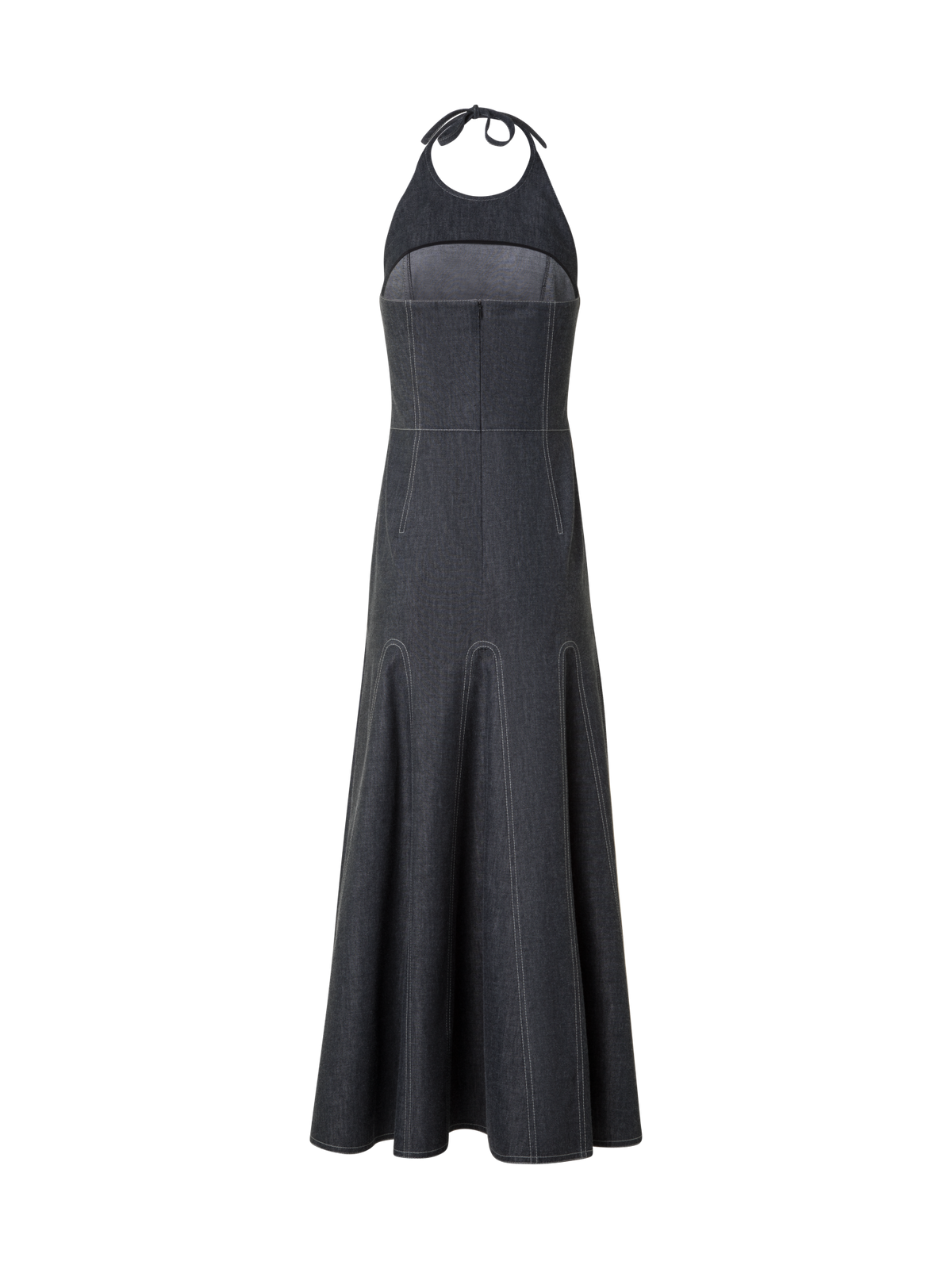 Halter Top Denim Midi Dress Akris EU Halter Top Denim Midi Dress Akris EU