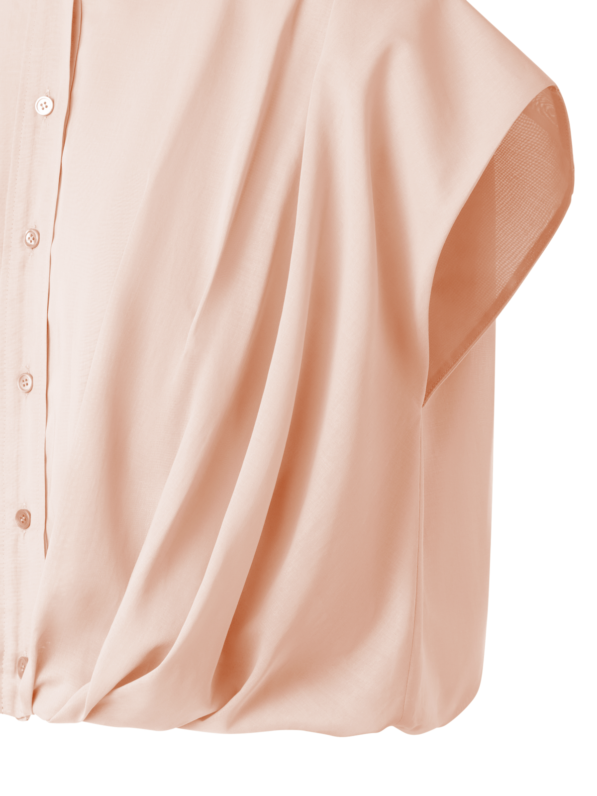 Designer Sleeveless Cotton Voile Blouse - pastel - pink