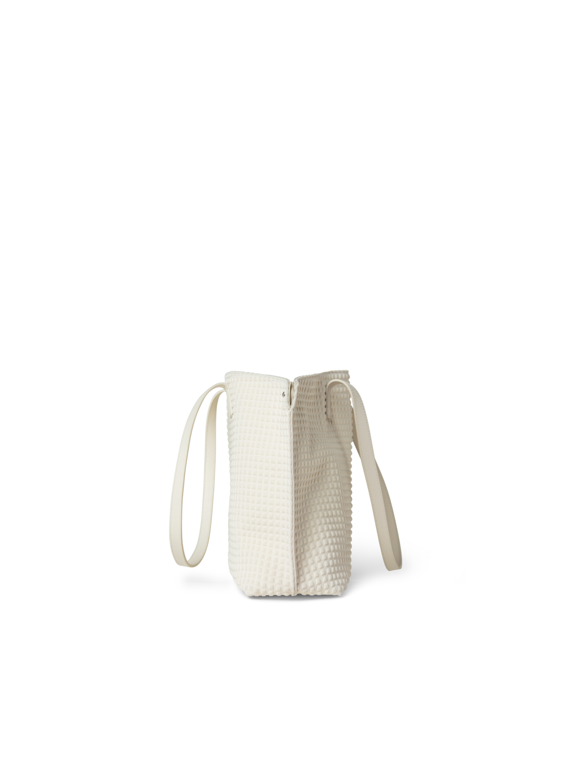 Designer Ai Small Shoulder Tote - neutral - white