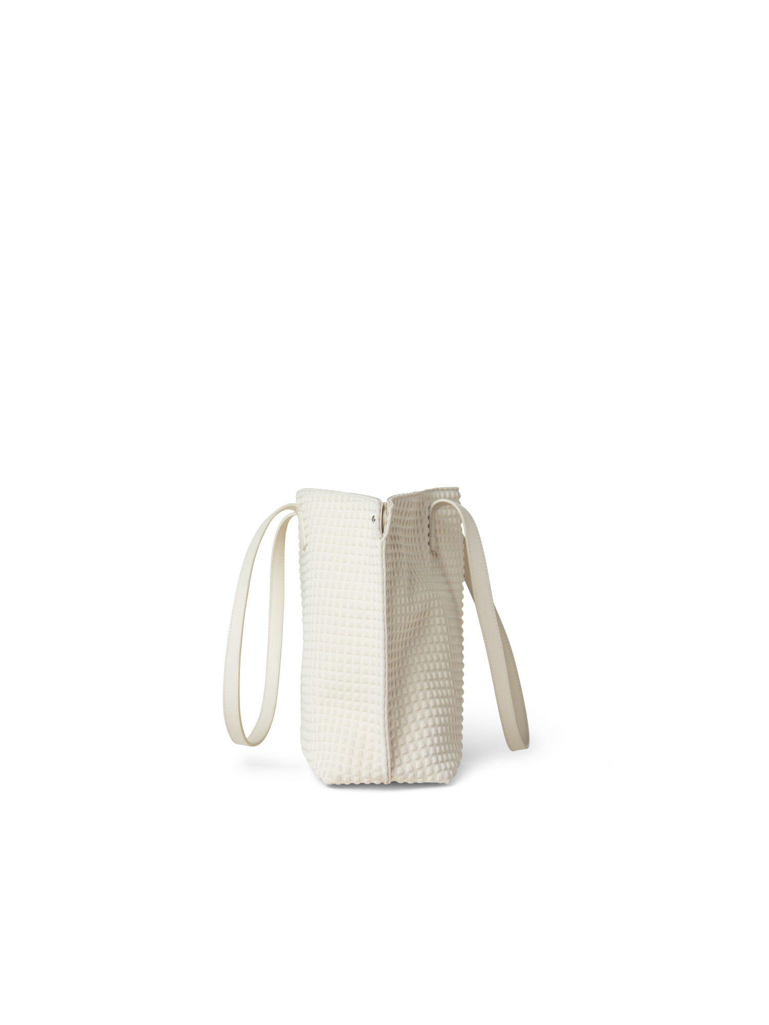 Designer Ai Small Shoulder Tote - neutral - white