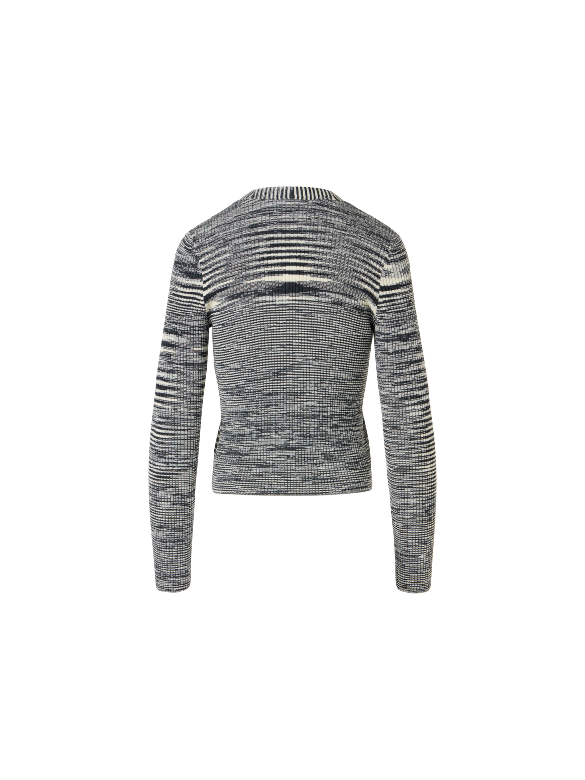 Designer Long-Sleeve Merino Wool Knit Cardigan - grey