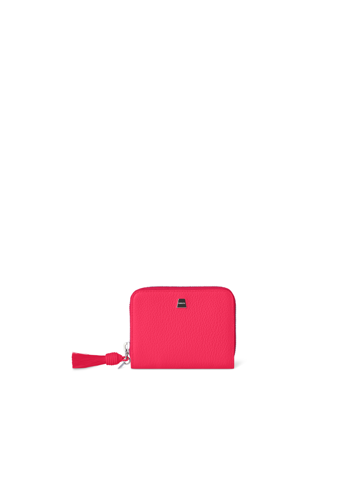 Designer Small Zip Around Wallet - neutral - blue - beige - red - pink