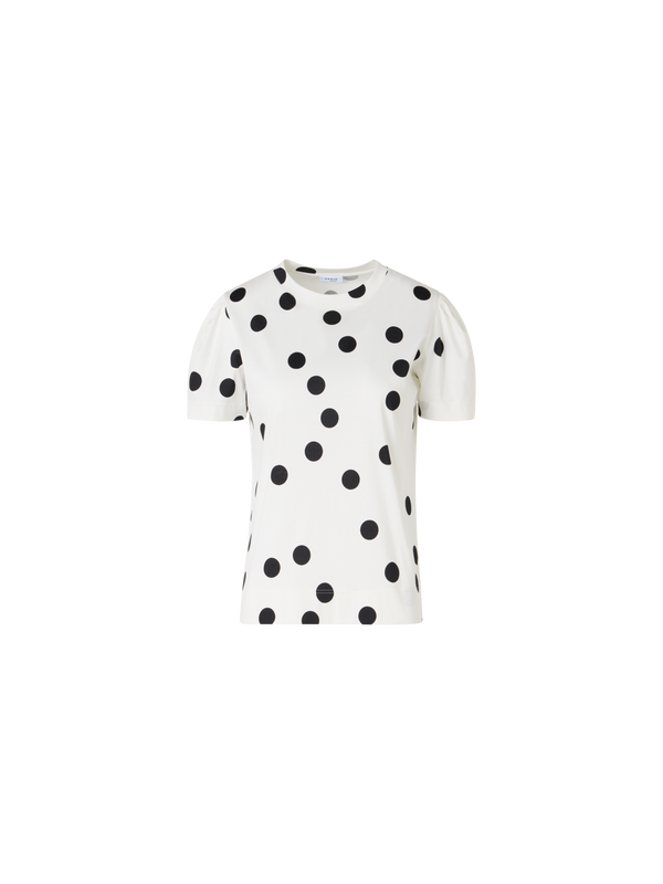 Designer Cotton Jersey T-Shirt - white
