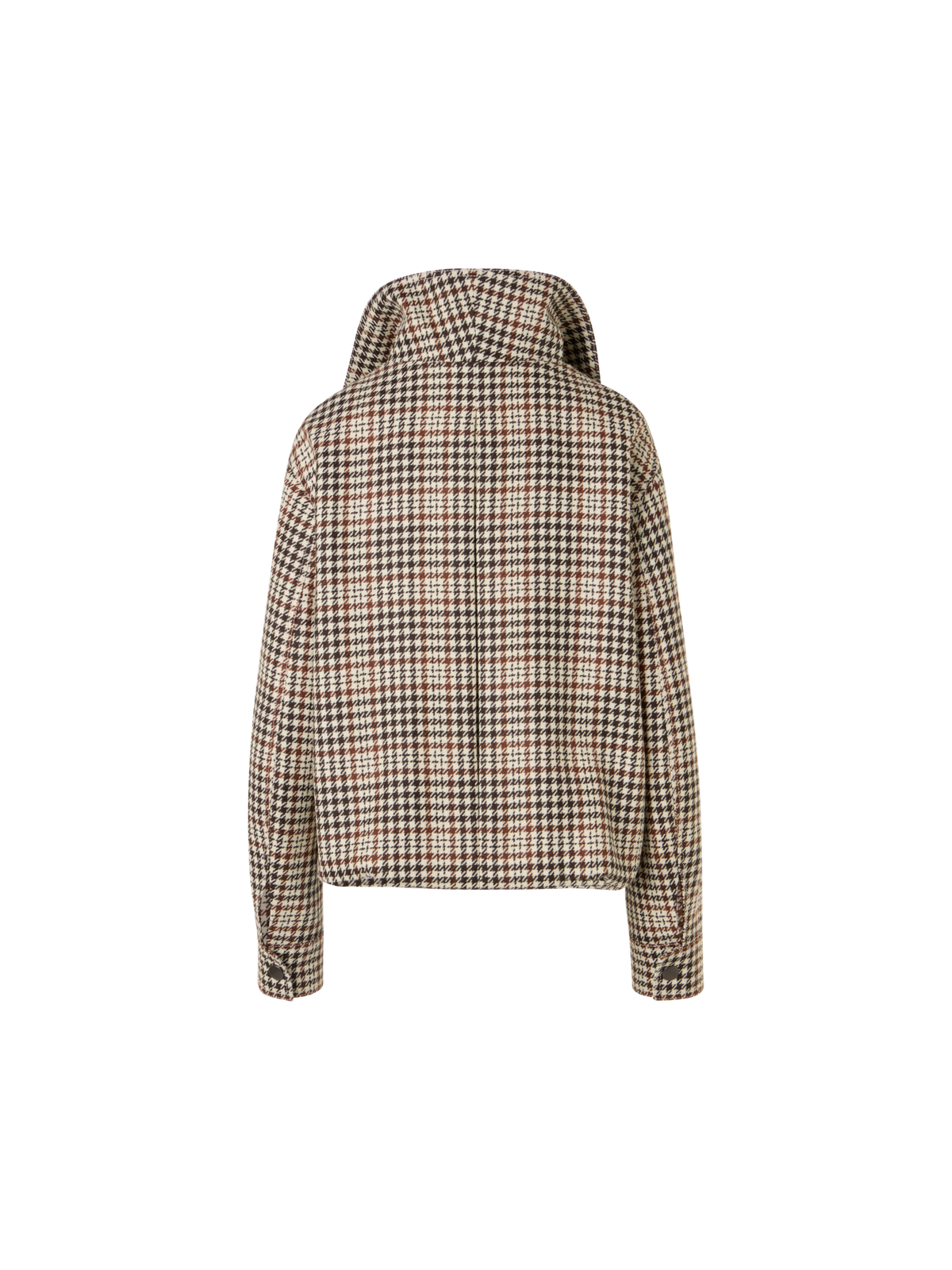 Designer Blouson in Check Tweed - brown - multicolor