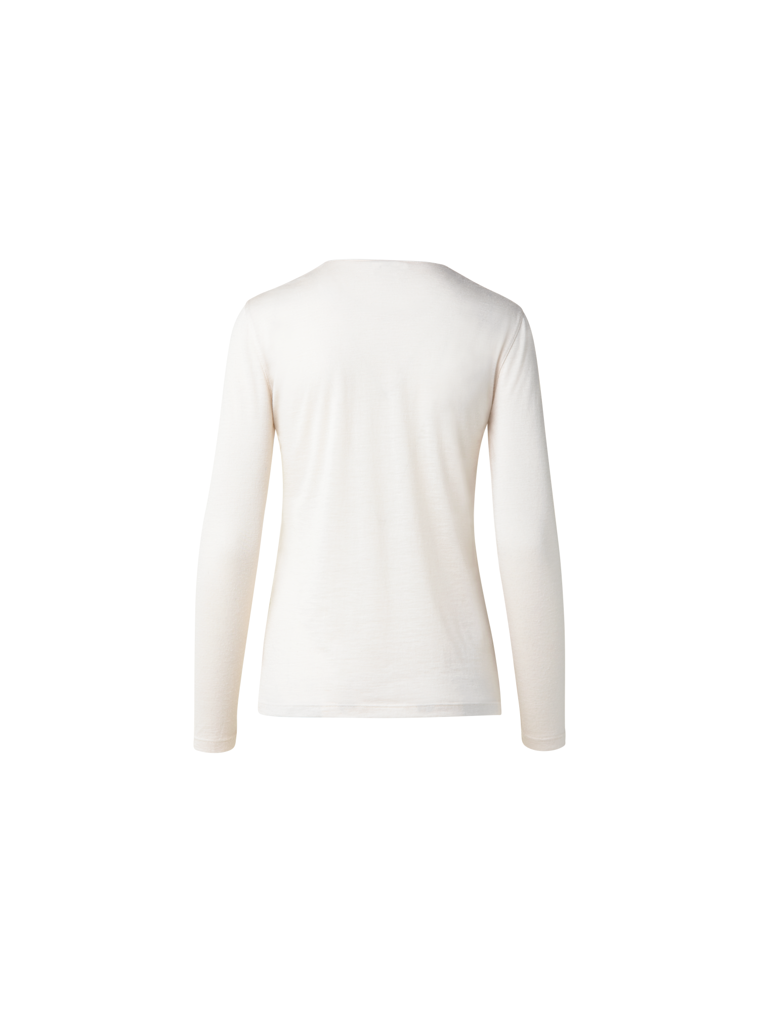 Designer Cashmere Silk Shirt - ecru - white