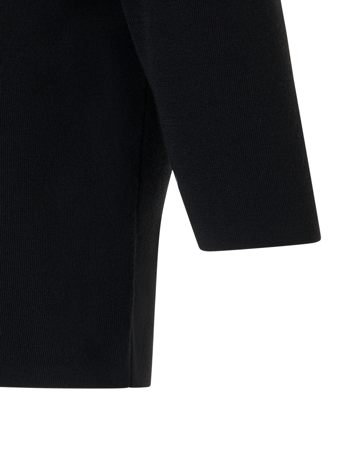 Designer Cropped Cardigan - black