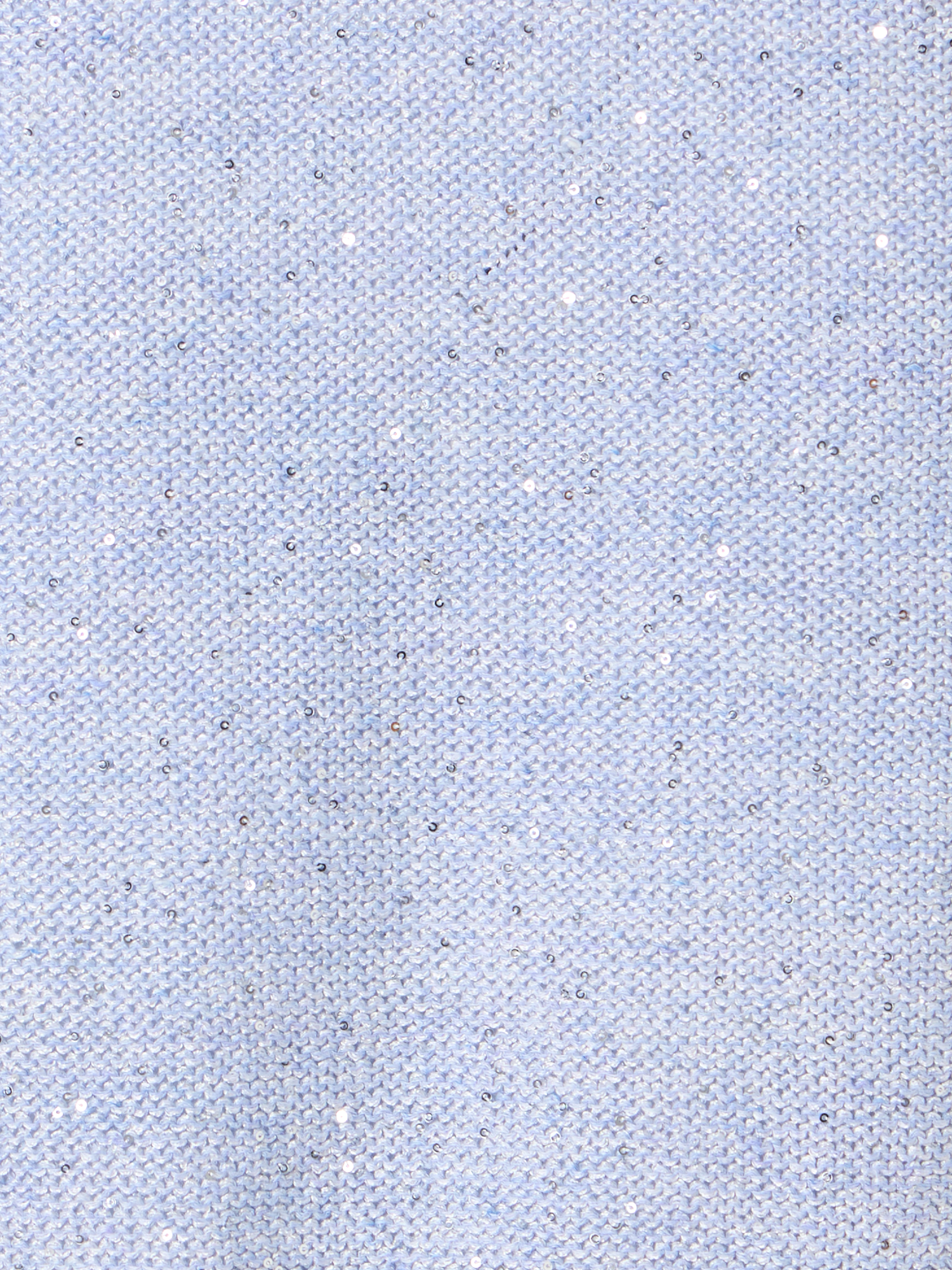 Designer Sleeveless Linen Cotton Knit Top with Sequins - blue