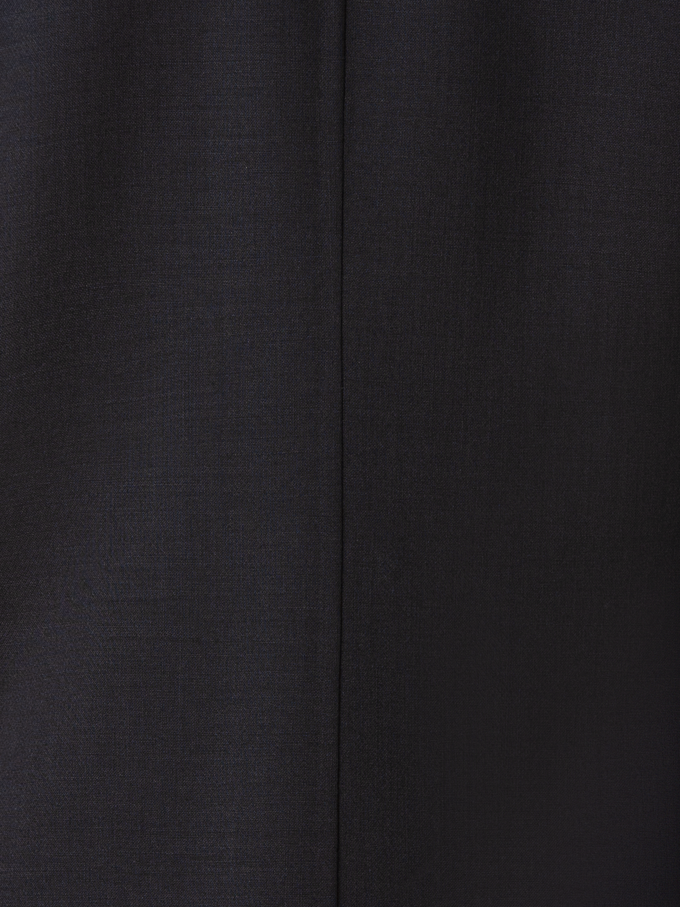 Designer Wool Double-Face Blazer with Leather Collar - black