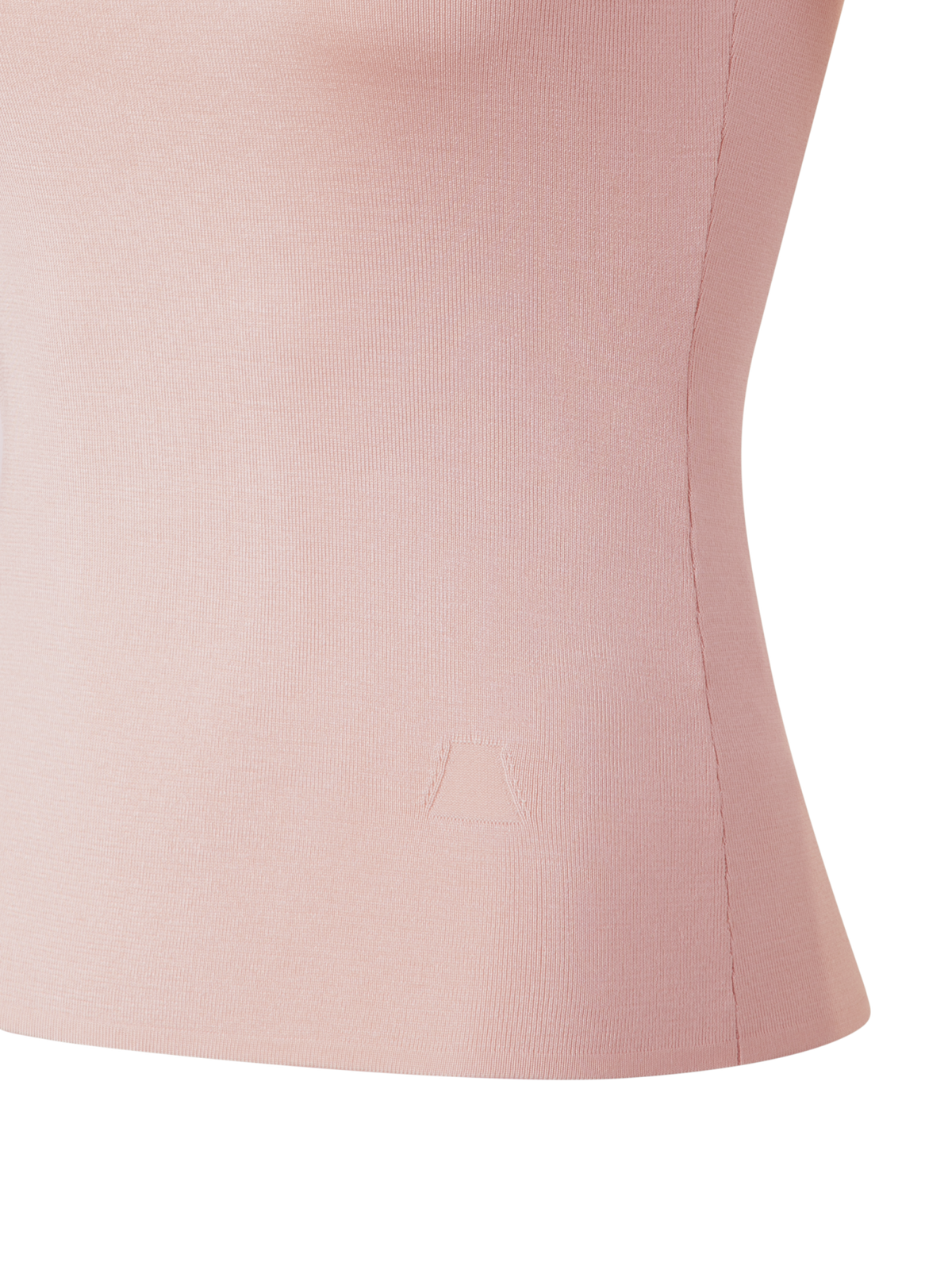 Designer Silk Knit Tank Top - orange