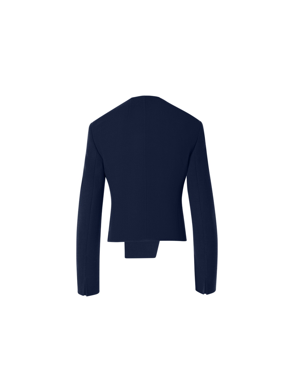 Designer Hemilio Short Jacket in Wool Double-Face - blue