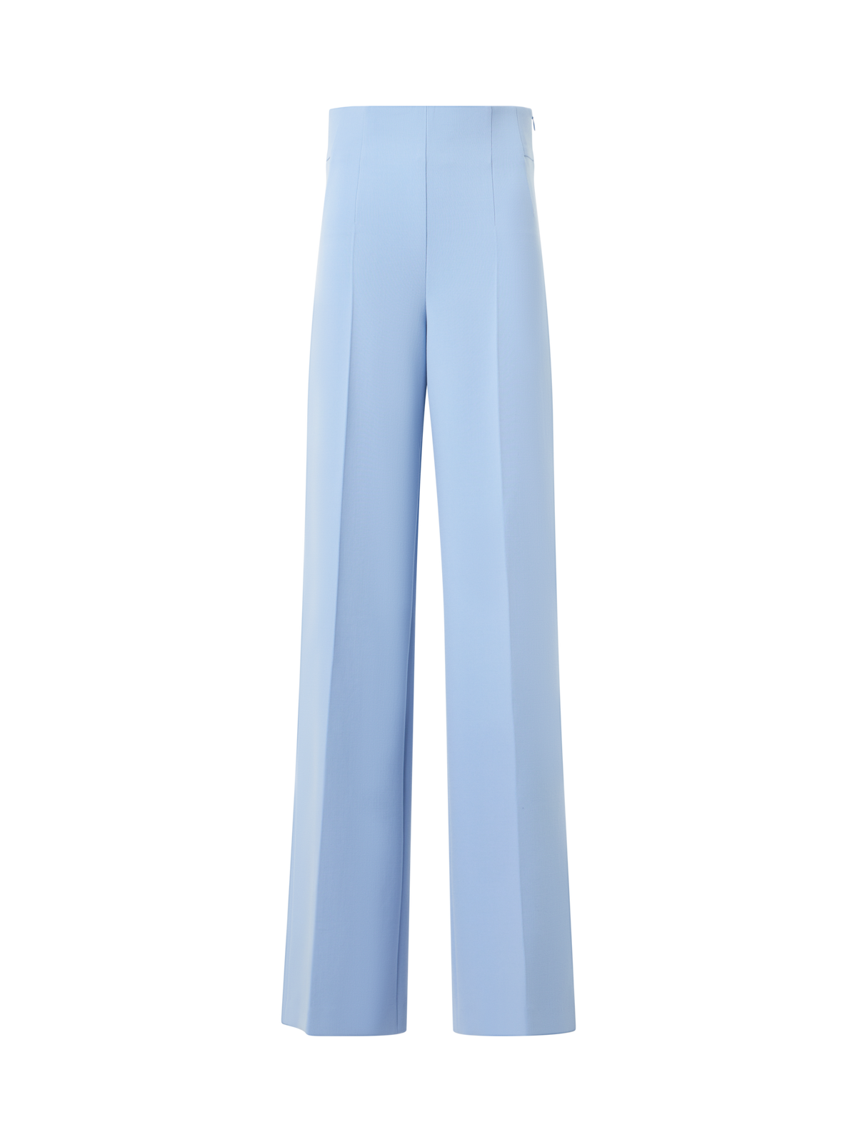 Designer High-Waist Wool Double-Face Pants