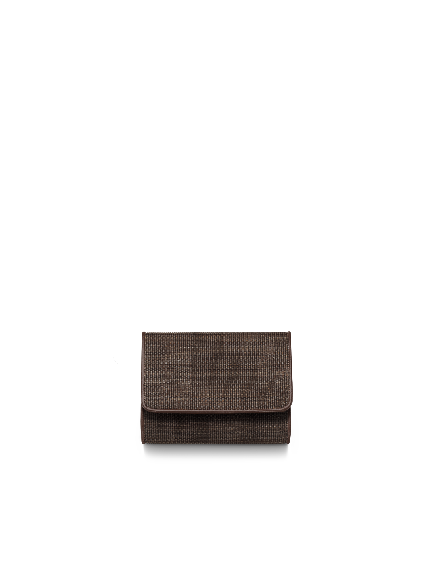 Designer Tri-Fold Wallet in Horsehair Fabric