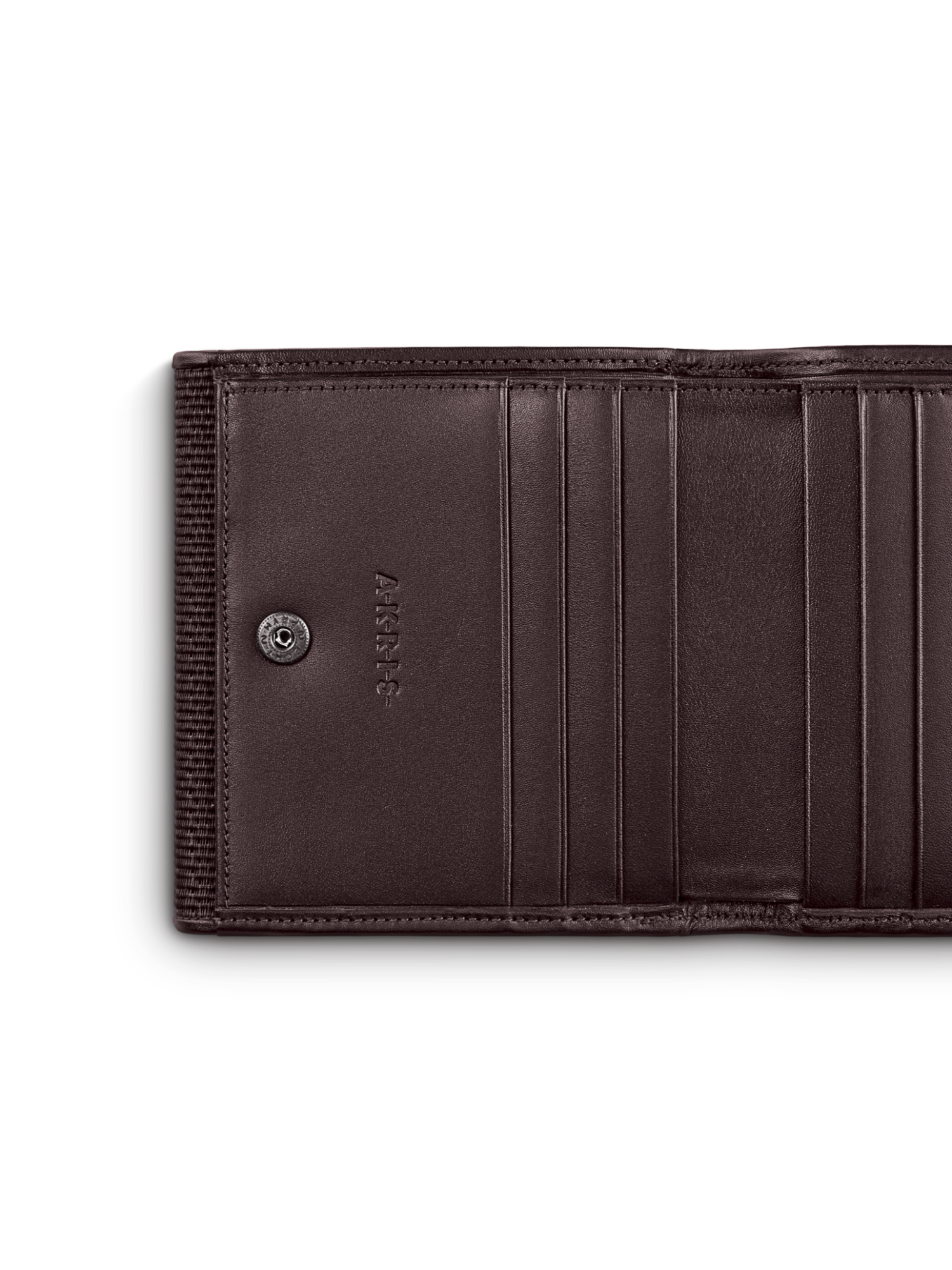 Designer Small Flap Over Wallet in Horsehair, 10.3 x 9.5 x2.3 cm