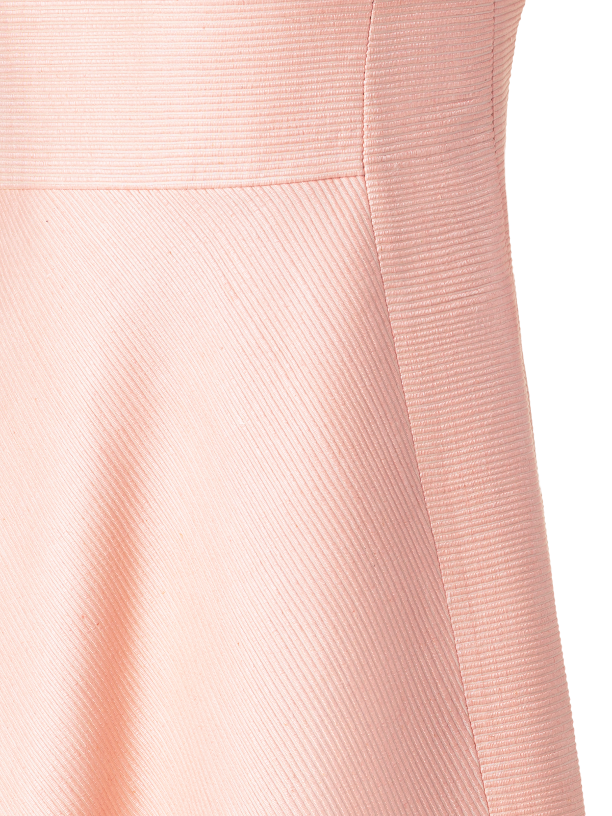 Designer Flared Cocktail Dress in Indian Silk Ottoman - pastel - orange