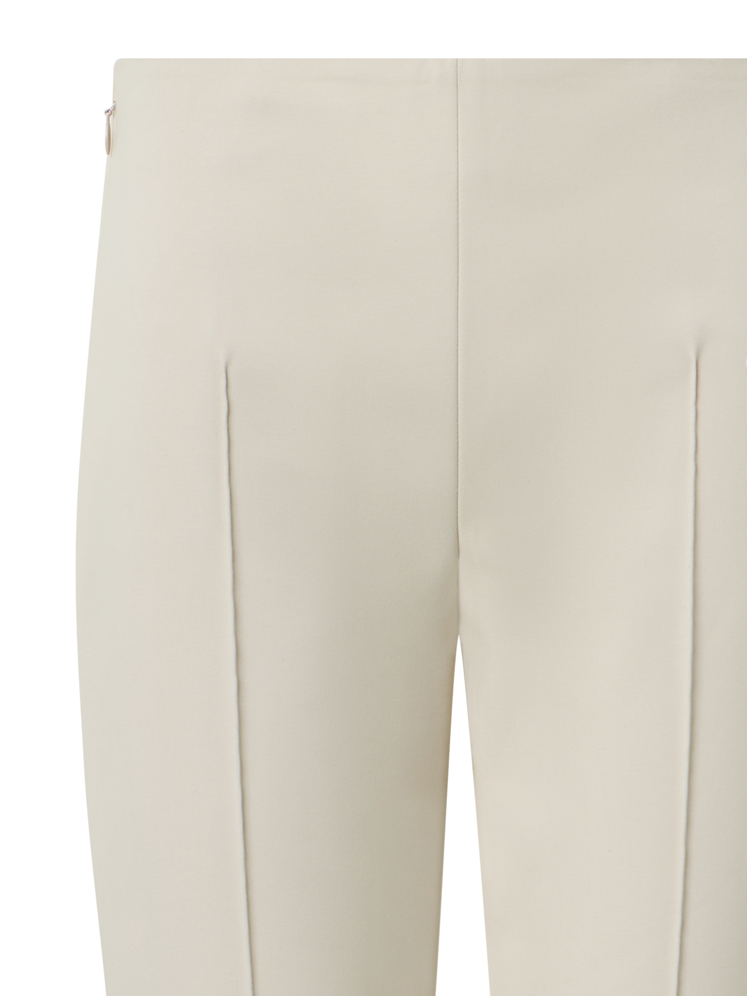 Designer Melissa Slim Pants in Stretch Cotton - beige