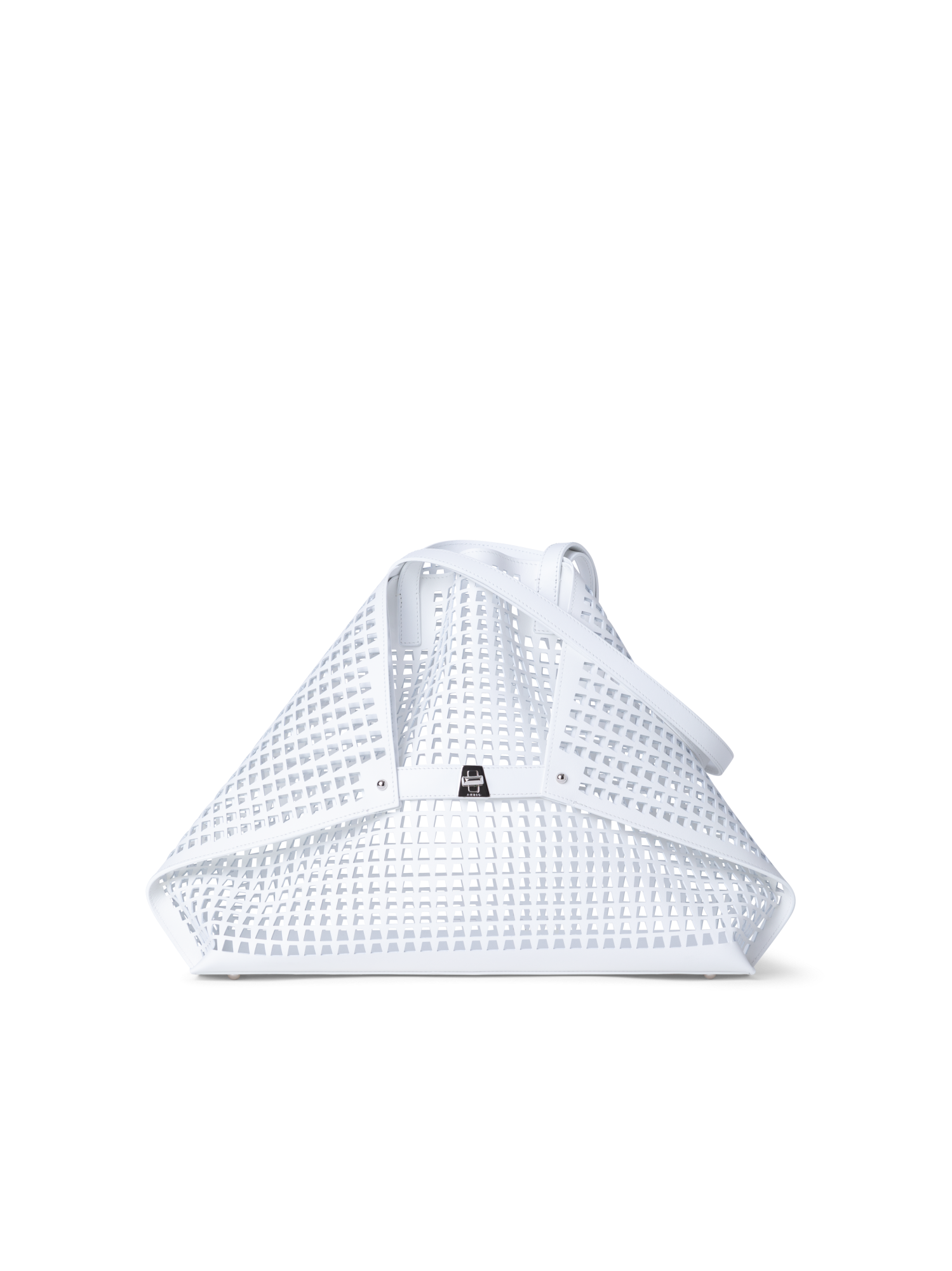 Designer Ai Medium Shoulder Tote - neutral - white