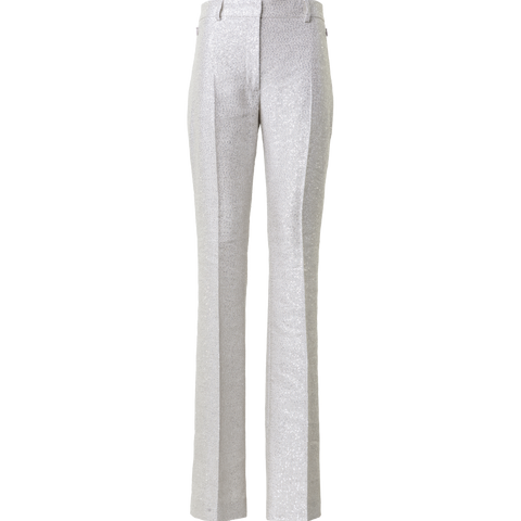 Bootcut Sequins Linen Blend Pants
